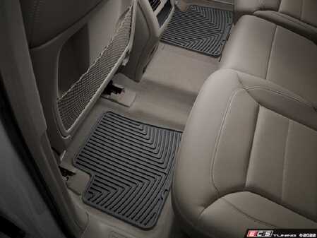ES#2193808 - W110 - Rear All-Weather Floor Mats - Black  - All-weather protection to endure the harshest conditions - WeatherTech - Mercedes Benz