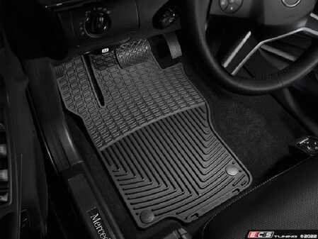 ES#2194045 - W102 - Front All-Weather Floor Mats - Black - All-weather protection to endure the harshest conditions - WeatherTech - Mercedes Benz