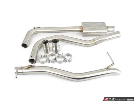 ECS - 020846la03KT - MK7 Jetta Cat-Back Exhaust System - With Turndown