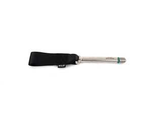 ES#4623339 - 008786LA01-02 - MK8 GTI/Golf R Race Tow Strap - Front - Black - Designed for real use on the track or street while looking great - ECS - Volkswagen