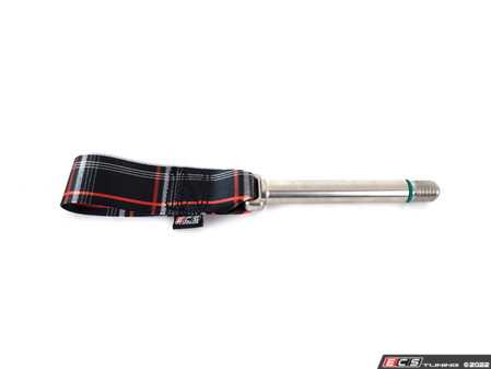 ES#4623340 - 008786LA01-06 - MK8 GTI/Golf R Race Tow Strap - Front - Clark Plaid - (NO LONGER AVAILABLE) - Designed for real use on the track or street while looking great - ECS - 