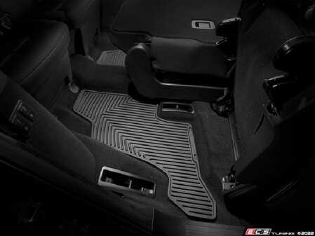 ES#2193814 - W115 - Rear All-Weather Floor Mats - Black - All-weather protection to endure the harshest conditions - WeatherTech - Mercedes Benz