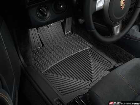 ES#2838948 - W57 - Front All-Weather Floor Mats - Black - All-weather protection to endure the harshest conditions - WeatherTech - Porsche