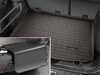 ES#4035422 - 40877SK - Rear Cargo Liner With Bumper Protector - Black - The best protection for your trunk and rear bumper in any situation - WeatherTech - Volkswagen Porsche