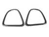 ES#4305567 - 51132296297 - Rear Taillight Carbon Fiber Covers - Set  - Add on Real Carbon Fiber trim in gloss finish - ECS - MINI