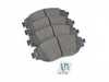 ES#4456867 - 3q0698151kKT - Front Brake Pad Set - Composite pads that are a great solution for your daily driver. - Genuine Volkswagen Audi - Volkswagen