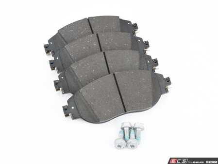 ES#4456867 - 3q0698151kKT - Front Brake Pad Set - Composite pads that are a great solution for your daily driver. - Genuine Volkswagen Audi - Volkswagen