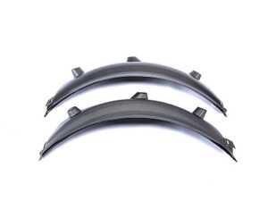 ES#4659816 - BM-0243 - Carbon Rear Wheel Arch Extension Set - G80 M3 - package includes a pair of dry carbon fiber splash guards, and the rivets are optional for the G80 M3 and G80 M3 Competition. Includes Plastic Rivets - AUTOTECKNIC - BMW