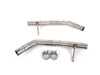 ES#4660138 - 042002la01KT - B6 S4 Muffler Delete Kit - With 4.0" Black Chrome Tips - Add an aggressive exhaust note to your B6 S4 so you can hear that V8 roar! - ECS - Audi