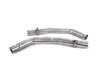 ES#4660138 - 042002la01KT - B6 S4 Muffler Delete Kit - With 4.0" Black Chrome Tips - Add an aggressive exhaust note to your B6 S4 so you can hear that V8 roar! - ECS - Audi