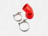 ES#4615700 - 014720LA01-02 - MK8 GTI Silicone Charge Pipe Coupler Kit - Red - Improve your charge airflow path with our Silicone Intercooler Pipe Couplers - ECS - Volkswagen
