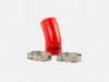 ES#4615700 - 014720LA01-02 - MK8 GTI Silicone Charge Pipe Coupler Kit - Red - Improve your charge airflow path with our Silicone Intercooler Pipe Couplers - ECS - Volkswagen