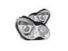 ES#4660159 - 121080 - Halogen Chrome Headlight Set - Plug and play chrome housings for a unique look and improved visibility. Select your favorite bulbs! - Anzo - Mercedes Benz