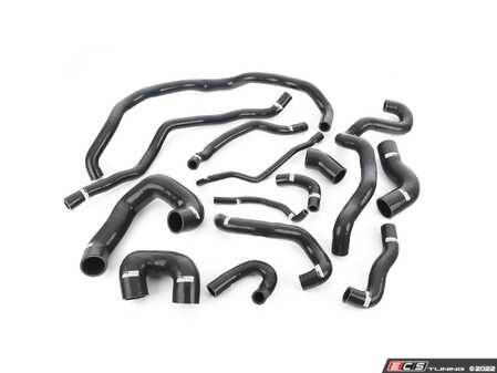ES#4659105 - Kit222s - Coolant Hose Refresh Kit - Black - E8x/E9X N54 - Black replacement OEM radiator/cooling system hoses! - DO88 - BMW