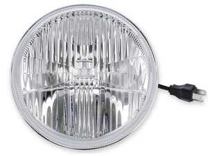 ES#4660183 - LFRB135 - Retrobright LED Forward Facing Light - Classic White (3000K) - Priced Each - 7 inch Round Light - Modern-Tech Upgrade For Old-School Sealed Beam Headlight Systems - Holley - Mercedes Benz Porsche