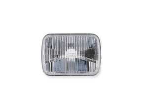ES#4660212 - LFRB190 - Retrobright LED Forward Facing Light Clear Lens - Housing Only - Priced Each - 5 in. x 7 in. Rectangle Light - Modern-Tech Upgrade For Old-School Sealed Beam Headlight Systems - Bulb Sold Separately - Holley - Mercedes Benz