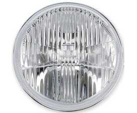 ES#4660217 - LFRB195 - Retrobright LED Forward Facing Light Clear Lens - Housing Only - Priced Each - 5.75 in. Round Light - Modern-Tech Upgrade For Old-School Sealed Beam Headlight Systems - Bulb Sold Separately - Holley - Mercedes Benz