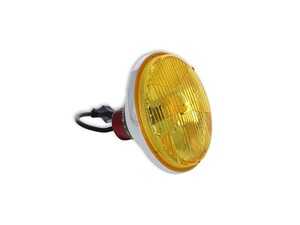 ES#4660187 - LFRB115 - Retrobright LED Forward Facing Light - Yellow Lens (5700K) - Priced Each - 7 inch Round Light - Modern-Tech Upgrade For Old-School Sealed Beam Headlight Systems - Holley - Mercedes Benz Porsche