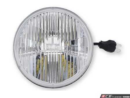 ES#4660229 - LFRB125 - Retrobright LED Forward Facing Light - Classic White (3000K) - Priced Each - 5.75 in. Round Light - Modern-Tech Upgrade For Old-School Sealed Beam Headlight Systems - Holley - Mercedes Benz