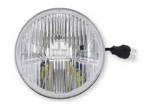 ES#4660233 - LFRB146 - Retrobright LED Forward Facing Light - Modern White (5700K) - Priced Each - 5.75 in. Round Light - Modern-Tech Upgrade For Old-School Sealed Beam Headlight Systems - Holley - Mercedes Benz