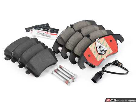 ES#4491572 -  8k0698151hKT - Front and Rear Premium Ceramic Pad Kit - Brembo NAO Ceramic pads are designed to deliver improved comfort and reduced pad wear - Brembo - Audi