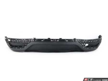 ES#4020398 - 3CM807521B9B9 - Rear Valance - Satin Black - Genuine Replacement - Genuine Volkswagen Audi - Volkswagen
