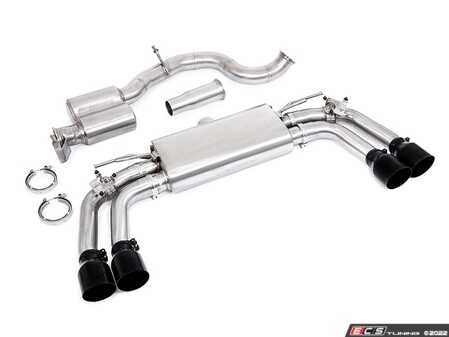 ES#4660266 - UH064-BLK-EXA - Unitronic Cat-Back For S3 8Y - Black Tips - Ensure perfect fitment and maximum performance, while maintaining a comfortable and unobtrusive exhaust tone. - Unitronic - Audi