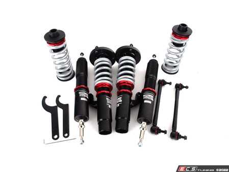 ES#4475498 - 000465LA01 - E82/E88 Performance Adjustable Coilover System - Dial in your suspension with 32 way adjustable damping coilovers to improve the Performance, and Style of your 1 series! - ECS - BMW