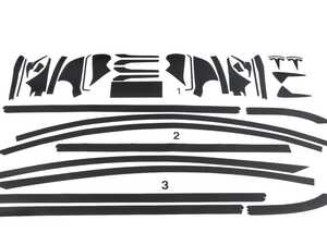ES#4446904 - VKE-CHRMDLT - Chrome Delete Vinyl Kit for Tesla Model 3 - EVANNEX - 