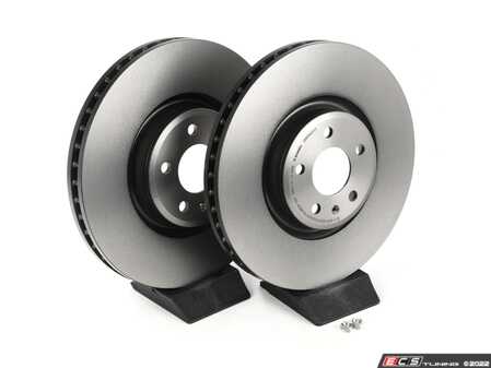 ES#4608860 - 4M0615301ABKT - Front Brake Rotors - Pair (350x34) - Features Brembo's special UV paint treatment that guarantees superior corrosion resistance. - Brembo - Audi