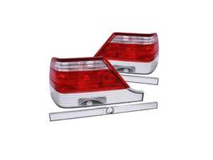ES#4660445 - 221153 - Red & Clear Taillight Set - Plug and play Red and Clear Taillight housings for a unique look and improved visibility. Select your favorite bulbs! - Anzo - Mercedes Benz