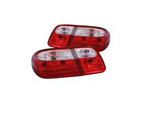 ES#4660454 - 221162 - Red & Clear Taillight Set - Plug and play Red and Clear Taillight housings for a unique look and improved visibility. Bulbs included! - Anzo - Mercedes Benz