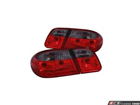 ES#4660455 - 221207 - Red & Smoke Taillight Set - Sedan - Plug and play Red and Smoke Taillight housings for a unique look and improved visibility. Bulbs included! - Anzo - Mercedes Benz