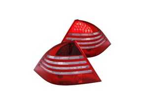 ES#4660460 - 321055 - Red & Clear Tail Lights - Set - Plug and play Red and Clear LED Taillight housings for a unique look and improved visibility. Bulbs included! - Anzo - Mercedes Benz