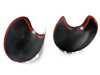 ES#4430524 - 51162147671 - Union Jack Mirror Cap Covers - Set - Attaches to the front of the side mirror housing over the stock mirror cap, peel and stick - ECS - MINI