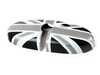 ES#4505042 - 51162148221 - Black Jack Cover Rearview Mirror  - Attaches to the back of the center mirror: manual dip or auto dip - ECS - MINI