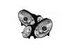 ES#4660473 - 5042187 - Projector Chrome Headlight Set - Plug and play Chrome housings for a unique look and improved visibility. - Spyder - Mercedes Benz