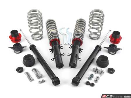 ES#3509368 - 021544ecs01KT1 - ECS Street Coilover System - With Heavy Duty Installation Kit - Includes ECS HD strut and shock mounts along with all the necessary installation hardware for a complete suspension package! - ECS - Volkswagen