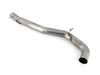ES#3410554 - MSAU618REP - Center Silencer Delete Pipe - Used for non-resonated cat-backs for more sound - Milltek Sport - 