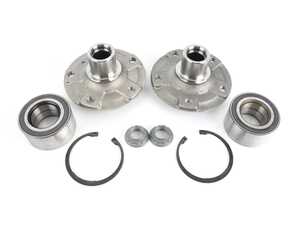 ES#4465465 - 33416867262KT - Rear Axle Wheel Hub And Bearing Kit - Full rear axle wheel bearing kit including hubs, bearings and hardware - Genuine BMW - BMW