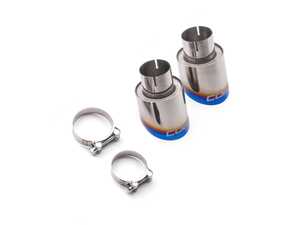 ES#4660521 - 5V2150-B - COBB Blued Titanium Exhaust Tip Kit - Replace the tips on your COBB Titanium Cat-Back Exhaust or finish a custom made exhaust in style - CobbTuning - Volkswagen