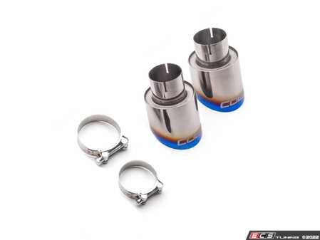 ES#4660521 - 5V2150-B - COBB Blued Titanium Exhaust Tip Kit - Replace the tips on your COBB Titanium Cat-Back Exhaust or finish a custom made exhaust in style - CobbTuning - Volkswagen