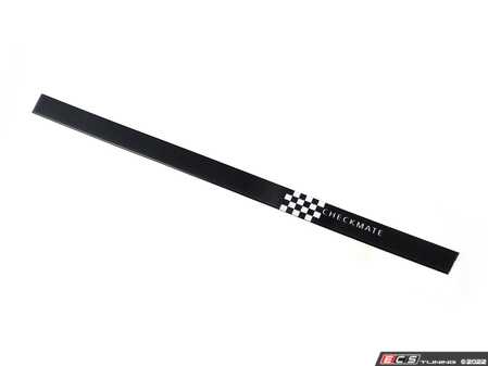 ES#79326 - 51147168907 - "Checkmate" Door Entry Strip - Left Side - (NO LONGER AVAILABLE) - Located on the rocker panel / side skirt - Genuine MINI - MINI