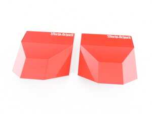 ES#4447013 - 19.12.11X - Intake Charge Scoop Set - Red - Direct the cold air straight into your system! - Macht Schnell - BMW