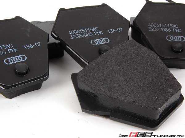 Genuine Volkswagen Audi - 4D0698151AC - Front Brake Pad Set (4D0 698 ...