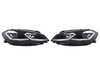 ES#4660709 - 5GM941-PRO-C - Projector Headlight Set - With Chrome Strips - Features dual projectors and LED switchback DRLs/sequential indicators - ZiZa - Volkswagen