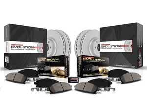 ES#4660747 - CRK8659 - Front & Rear Brake Service Kit - Featuring Power Stop Rotors, and pads - Power Stop - Mercedes Benz