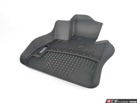 ES#3680594 - 82112472308 - F60 Front Floor Mat Liners Black - Set - All Weather Floor Mats - Genuine MINI - MINI