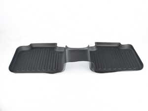 ES#3680595 - 82112472309 - F60 Rear Floor Mat Liners Black - Set - All Weather Floor Mats - Genuine MINI - MINI