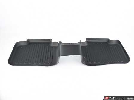 ES#3680595 - 82112472309 - F60 Rear Floor Mat Liners Black - Set - All Weather Floor Mats - Genuine MINI - MINI